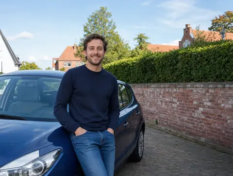 Verkäufer aus Wallenhorst mit dem verkauften Fahrzeug